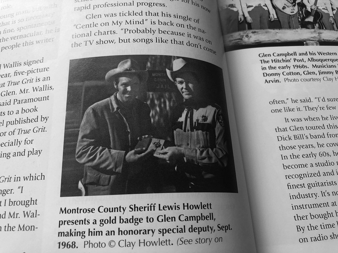 Montrose County Sheriff and Glen Campbell
